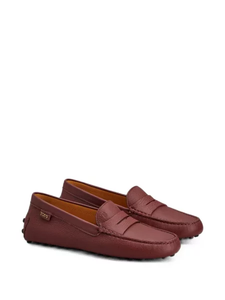 Pantofi loafer Tod's din piele roșu