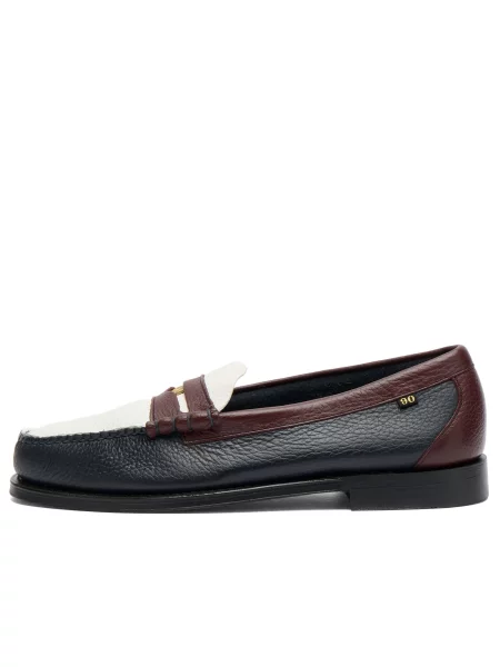 Loafersy Bass Weejuns białe