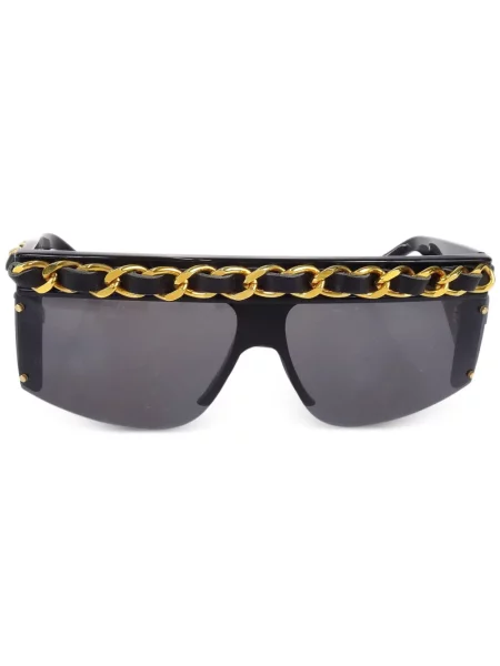 Sluneční brýle Chanel Pre-owned černé