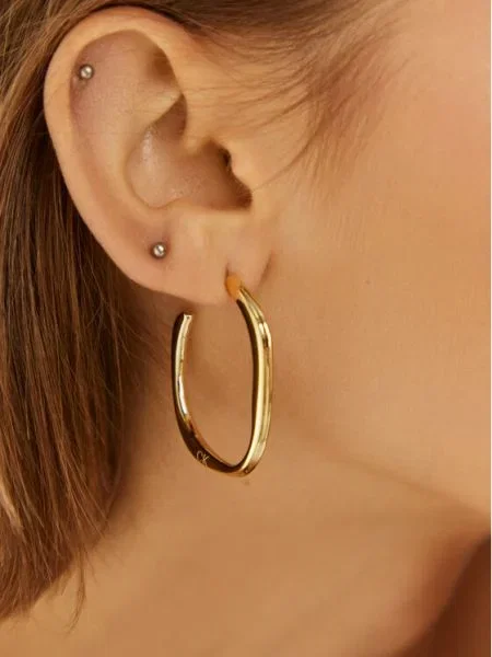 Cercei Calvin Klein auriu