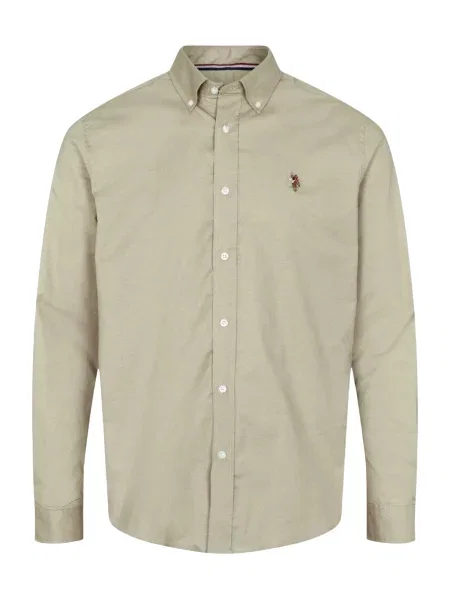 U.S. POLO ASSN. Cămașă UMCalvert' bej