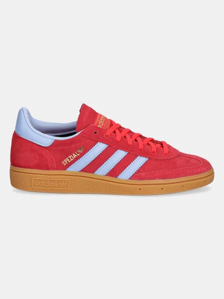 Semišové tenisky adidas Originals Handball Spezial červená