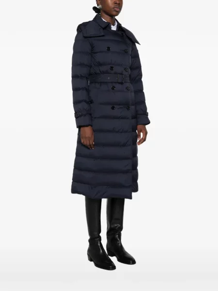 Matlasat trenci Burberry albastru