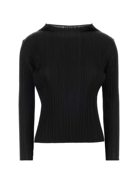 Top Pleats Please Issey Miyake negru
