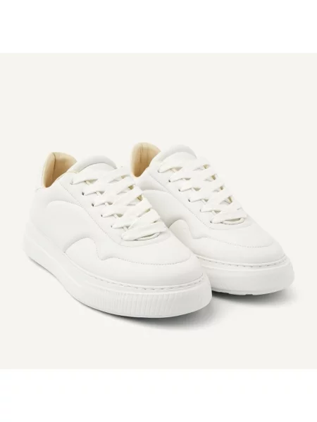 Sneakersy Nubikk skórzane białe