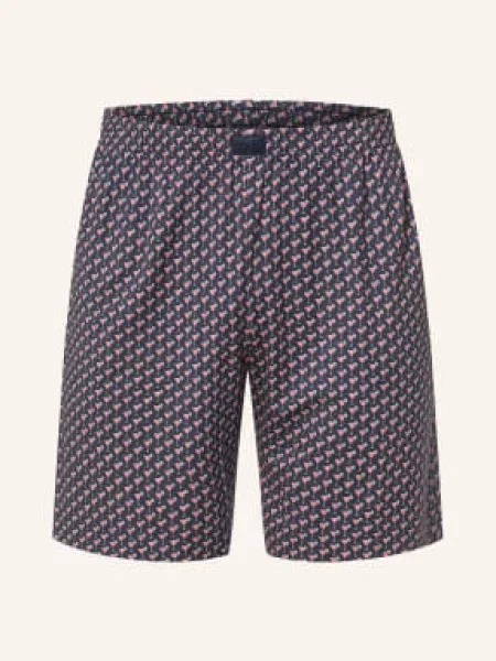 Mey Spací Šortky Série Midnight Drink tmavě modrá / starorůžová šedá