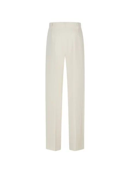 Pantaloni Federica Tosi alb