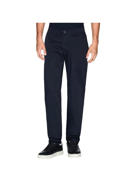 Pantaloni Eax albastru