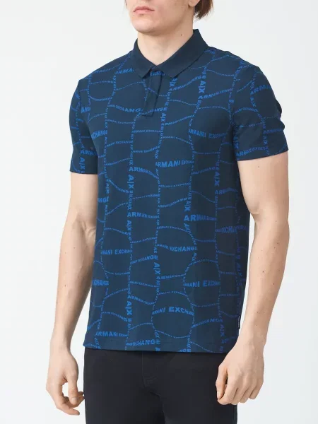 Поло Armani Exchange синє