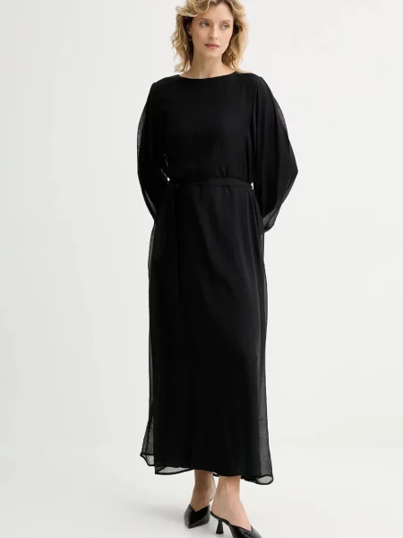Answear.LAB rochie maxi oversize negru