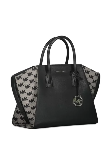Geanta de piele Michael Kors din piele negru