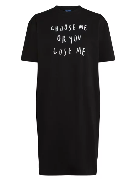 KARL LAGERFELD JEANS Rochie KLJ x Pietro Terzini negru alb