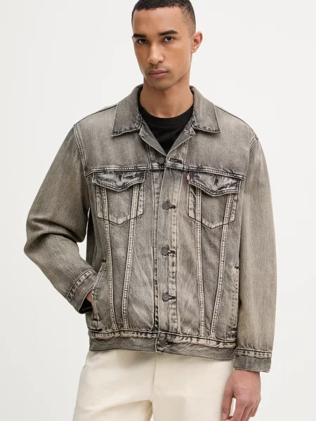 Levi's jachetă pentru bărbați RELAXED FIT gri