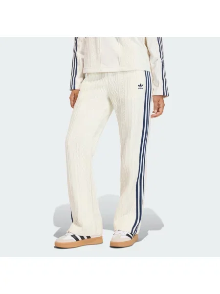Kalhoty adidas Knit Classic Track Pants Off White L bílé