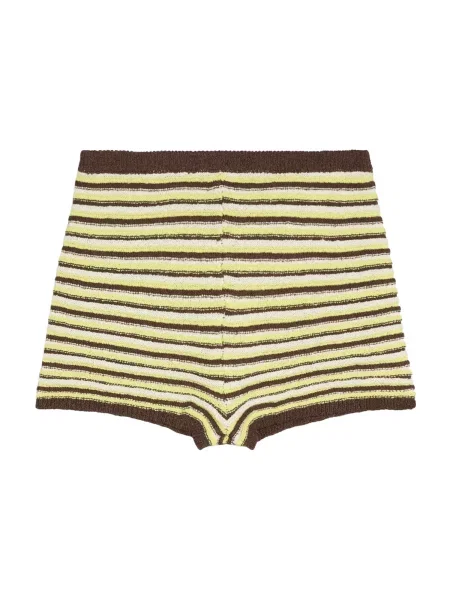 Bershka Pantaloni maro închis / deschis galben