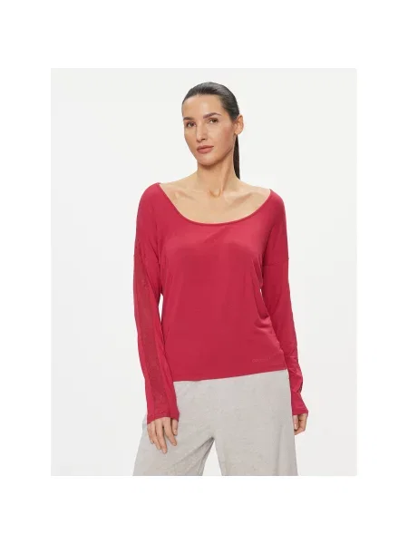 Calvin Klein Underwear Zgornji del pižame Regular Fit rdeča