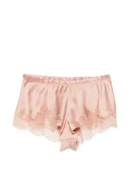 Pantaloni scurți Carine Gilson din dantelă roz
