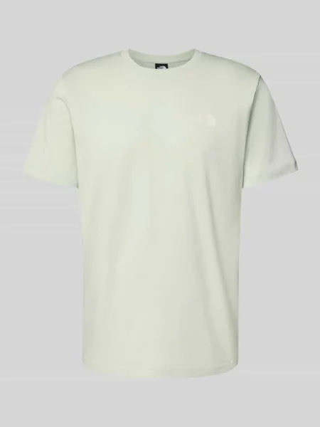 T-shirt z nadrukiem etykiety The North Face