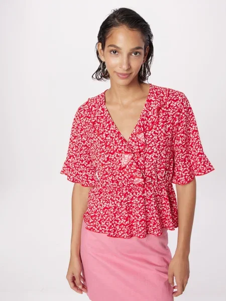 ABOUT YOU Tricou Tabea roșu alb