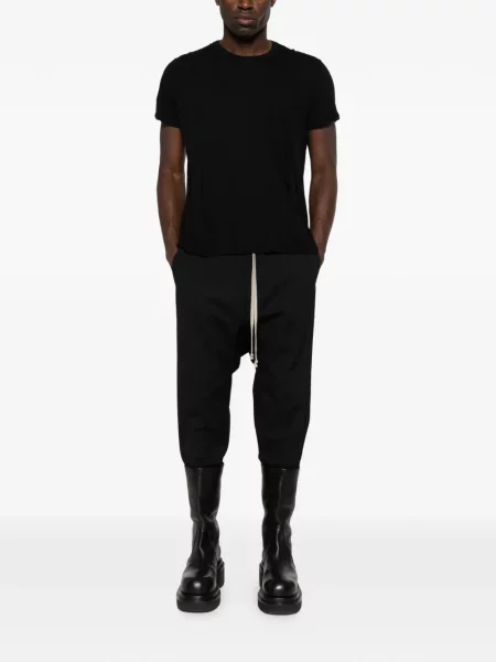 Tricou Rick Owens scurt negru
