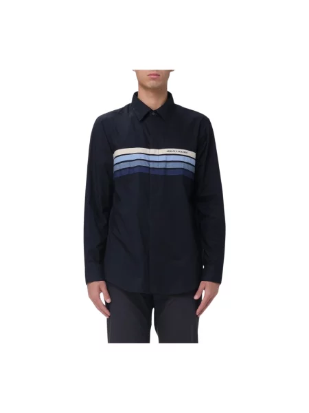 Koszula Armani Exchange casual niebieska