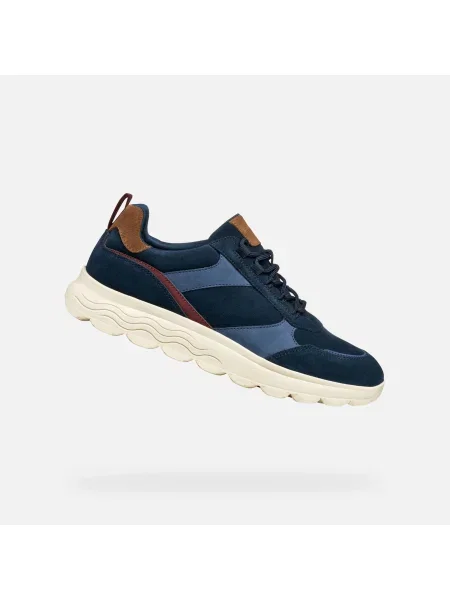 Sneakerși Geox albastru