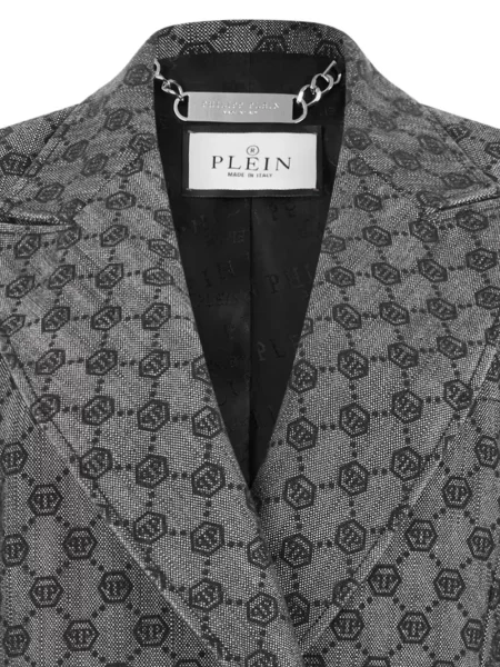Μπλέιζερ Philipp Plein διπλόκουμπα μαύρο