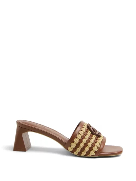 Sandały Simkhai na ramiączkach z autografem brązowe