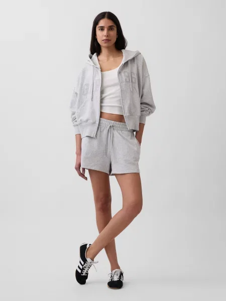 Pantaloni scurți Gap cu autograf negru