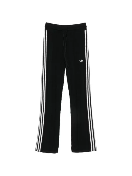 Balerini Adidas alergare cu cordon tricotate negru