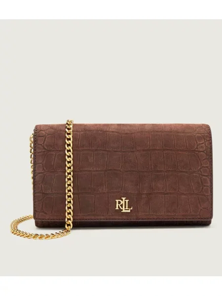 Kézitáska Lauren Ralph Lauren barna
