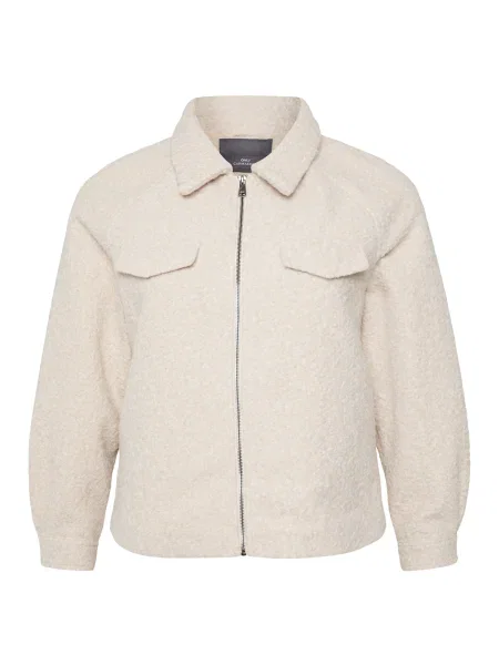 ONLY Carmakoma Geacă de primăvară-toamnă CARMALO piatră gri