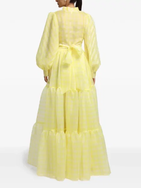Rochie maxi Miau By Clara Rotescu galben