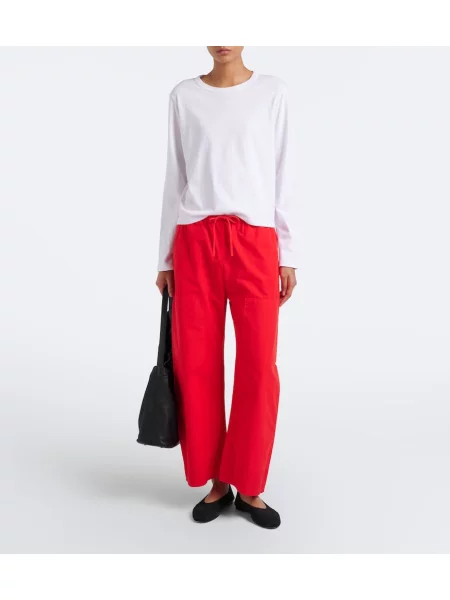 Tricou Leset din jerseu alb