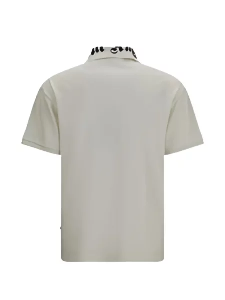 Gulerat tricou polo Palm Angels cu autograf