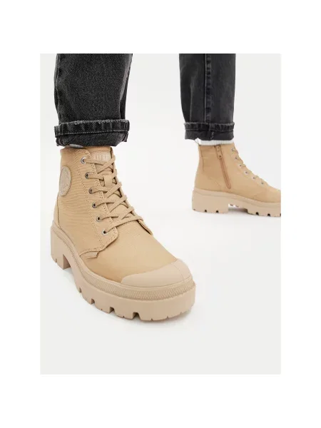 Palladium Outdoorová obuv Pallabase Twill Hnedá béžová
