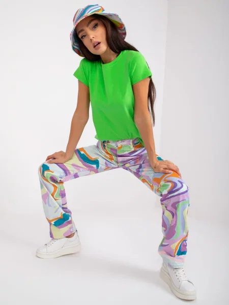 Tricou Fashionhunters verde