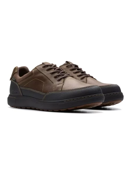 Półbuty Clarks skórzane brązowe