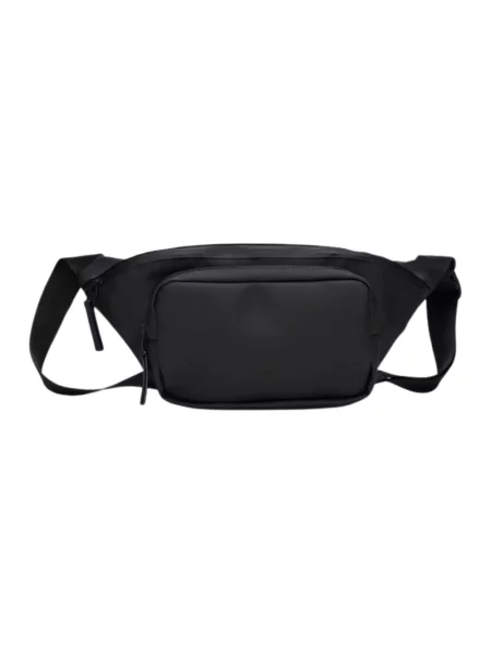 Rains Bum Bag Black Unisex Plecaki i torby Rains Size: One size czarny
