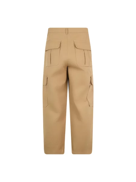 Spodnie cargo Moschino beżowe