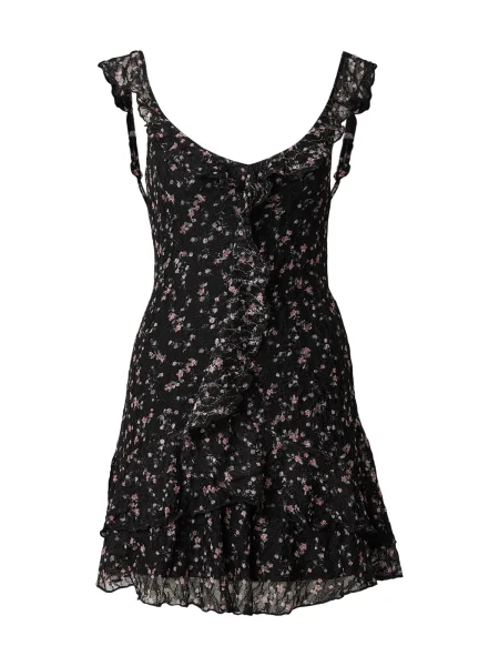 HOLLISTER Rochie de vară roz negru