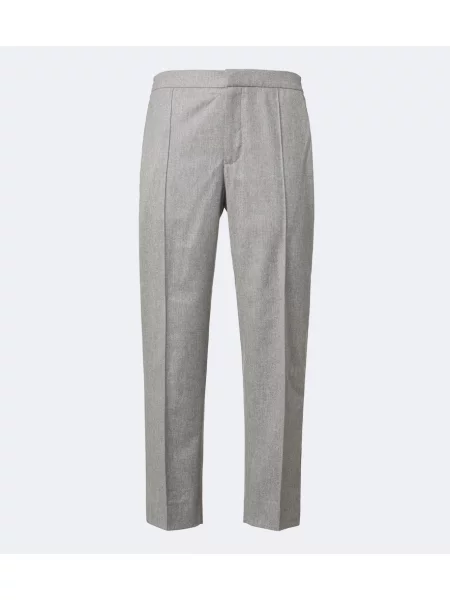 Pantaloni Zegna de lână gri