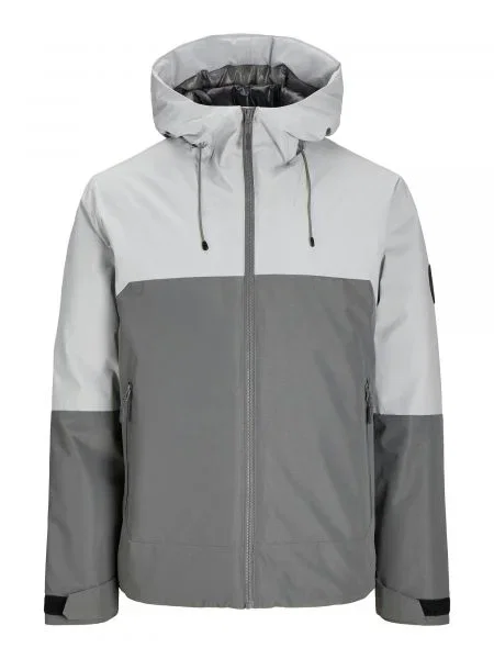 JACK & JONES Geacă de primăvară-toamnă JCOAIDEN / deschis gri