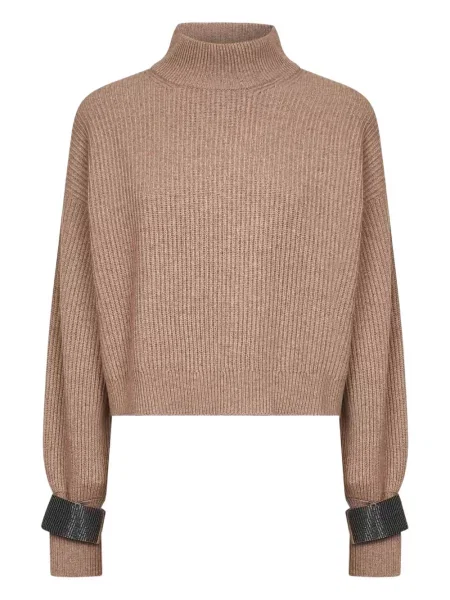 Pulover Brunello Cucinelli maro