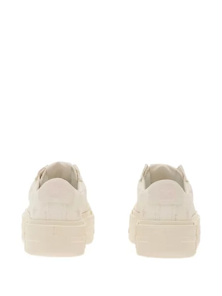 Kožené tenisky Converse Chuck Taylor All Star na platformě černé