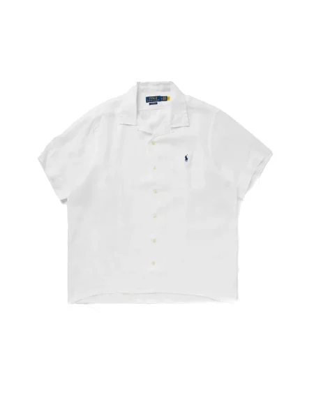 Lniana koszula Ralph Lauren biała