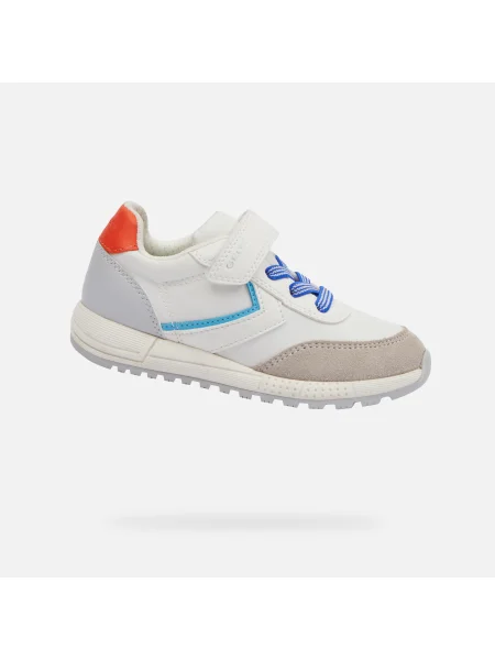 Sneakerși Geox alb