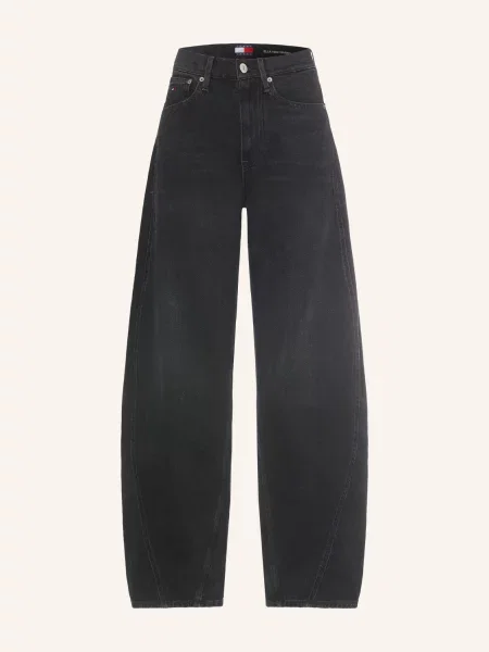 Tommy Jeans Barrel Džíny Ella denim black černé