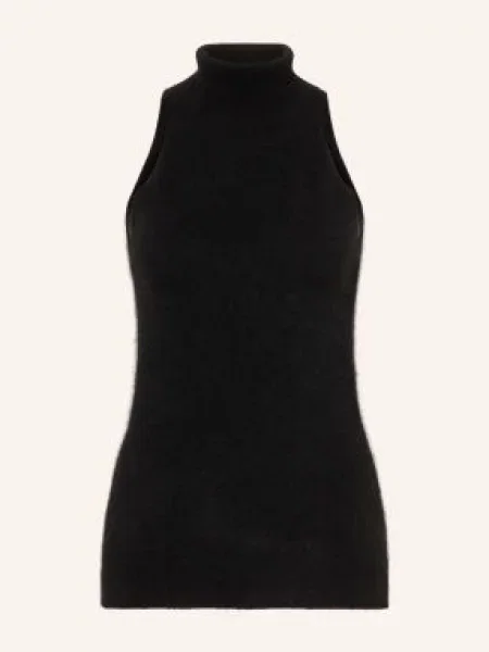 Dzianinowy top Mm By Max Mara czarny