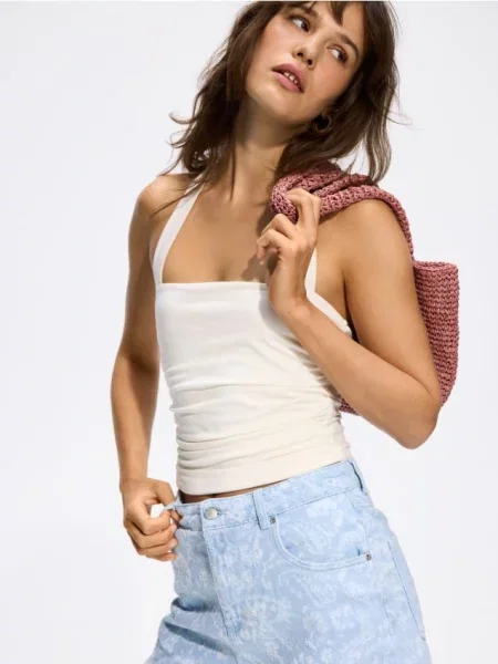 Pantaloni scurți Reserved albastru